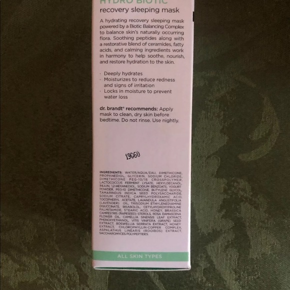 Dr. Brandt Hydro Biotic Recovery Mask 1.7oz $52 - Picture 2 of 6